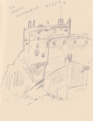 Edinburgh Castle sketch (Low Res) signed © 2017 Carina Roberts Illustration.jpg